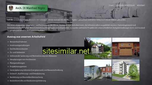 architekt-nigitz.at alternative sites