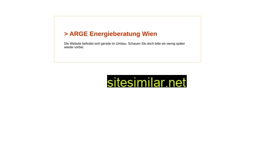 Arge-energieberatung-wien similar sites