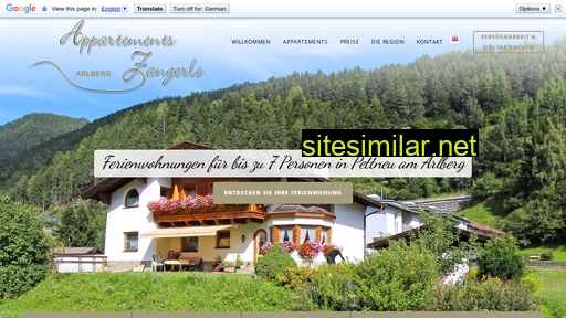 Arlberg-zangerle similar sites