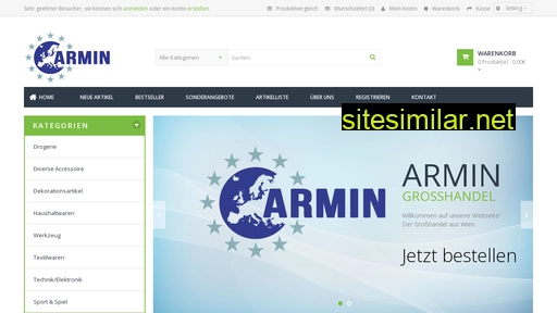 armin-grosshandel.at alternative sites