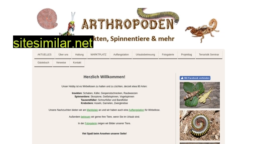Arthropoden similar sites