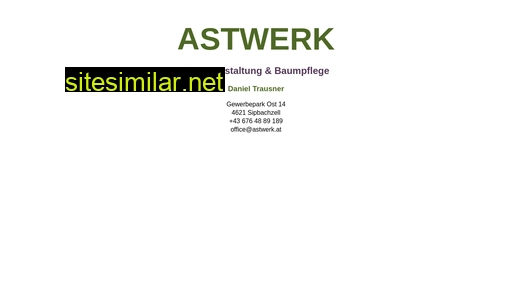 astwerk.at alternative sites