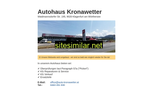 auto-kronawetter.at alternative sites