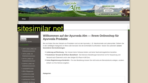 ayurveda-alm.at alternative sites