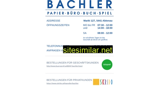 bachler-papier.at alternative sites