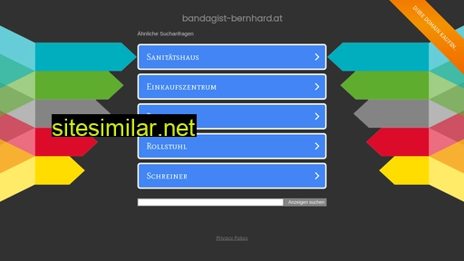 bandagist-bernhard.at alternative sites