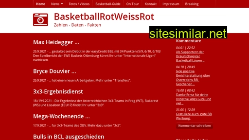 basketballrotweissrot.at alternative sites