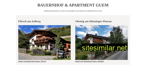 bauernhof-guem.at alternative sites