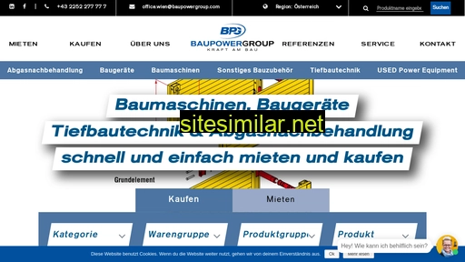 baupowergroup.at alternative sites