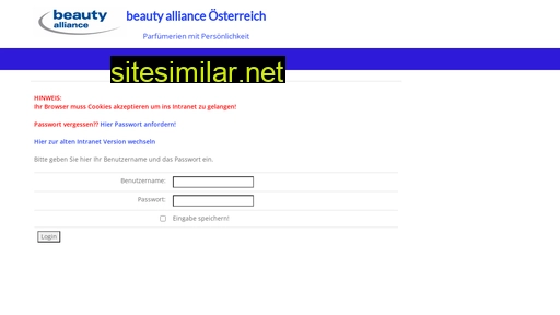 Beauty-intranet similar sites