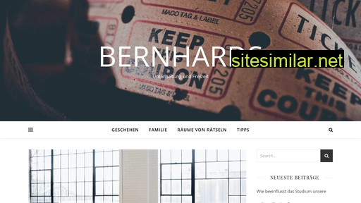 Bernhards similar sites
