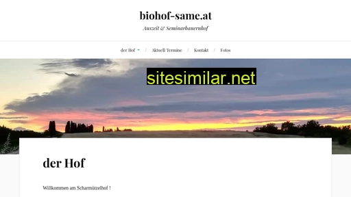 biohof-same.at alternative sites