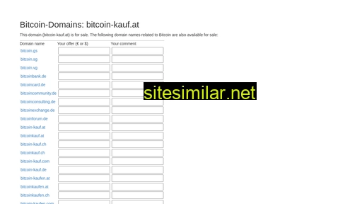 bitcoin-kauf.at alternative sites
