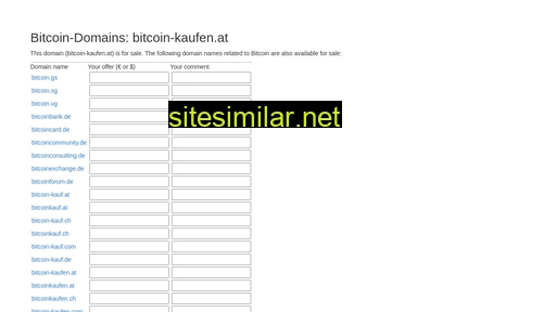 bitcoin-kaufen.at alternative sites