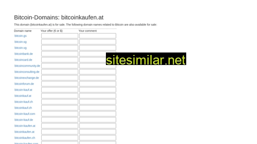 bitcoinkaufen.at alternative sites