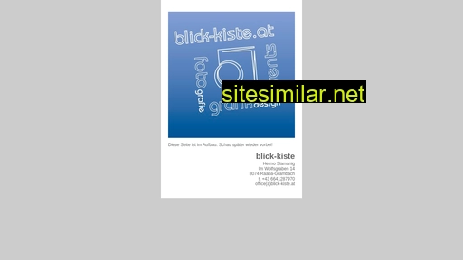 Blick-kiste similar sites