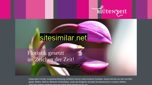 bluetenzeit.at alternative sites