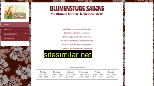 blumenstube-sabine.at alternative sites