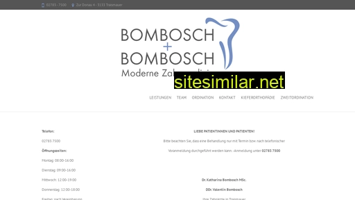 bombosch.at alternative sites