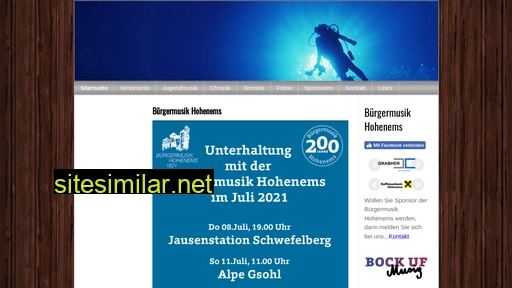 buergermusik-hohenems.at alternative sites