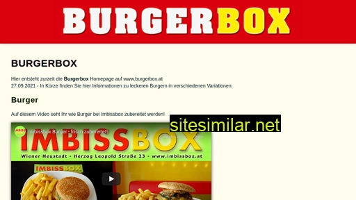 burgerbox.at alternative sites