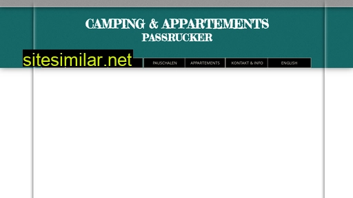 camping-passrucker.at alternative sites