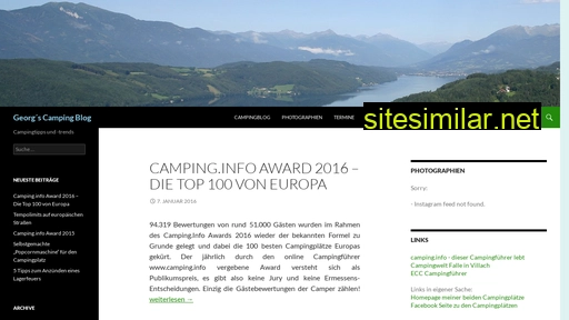 Campingblog similar sites