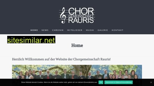 chorgemeinschaft-rauris.at alternative sites