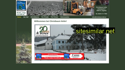 christbaum-hofer.at alternative sites