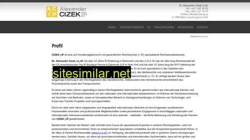 cizek-ip.at alternative sites