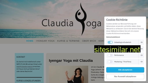 claudia-yoga.at alternative sites