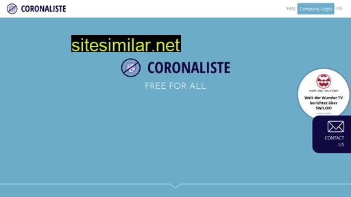 Coronaliste similar sites