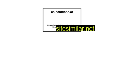 cs-solutions.at alternative sites
