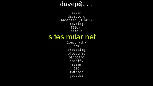 davep.at alternative sites