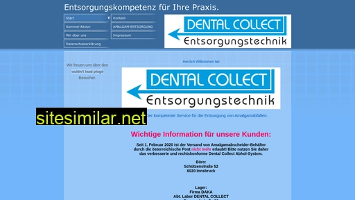 dentalcollect.at alternative sites