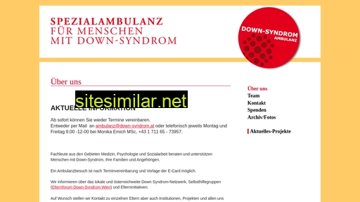 down-syndrom-ambulanz.at alternative sites