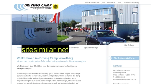 drivingcamp-vorarlberg.at alternative sites