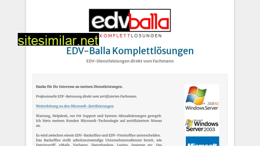 edv-balla.at alternative sites