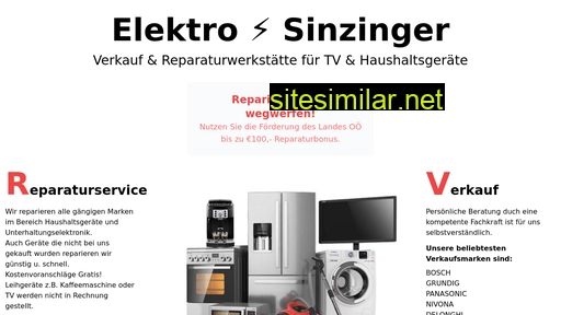 Elektro-sinzinger similar sites