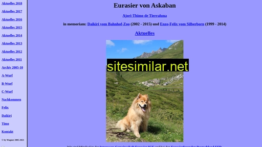 eurasier-askaban.at alternative sites