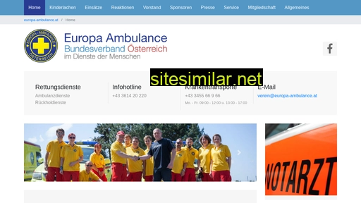 europa-ambulance.at alternative sites