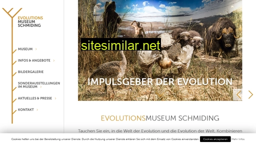 evolutionsmuseum.at alternative sites