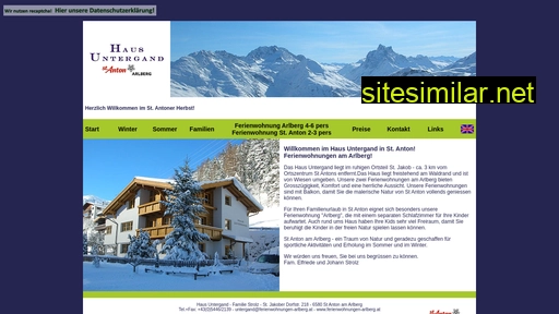 ferienwohnungen-arlberg.at alternative sites