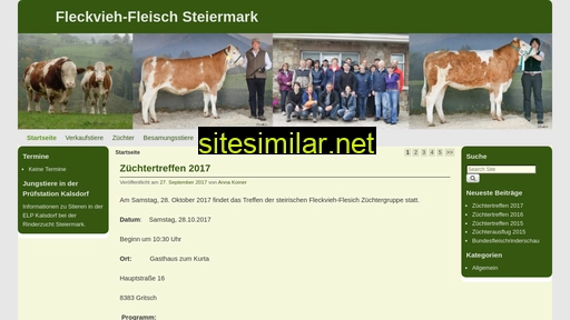 fleckviehfleisch-stmk.at alternative sites