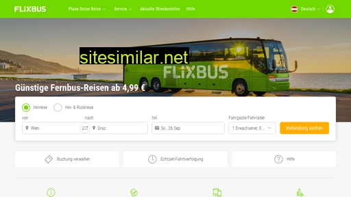 flixbus.at alternative sites