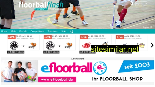 floorballflash.at alternative sites