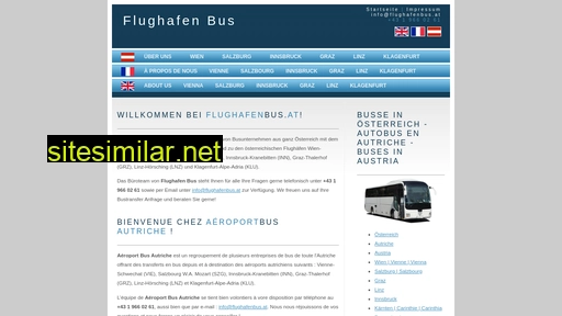 flughafenbus.at alternative sites