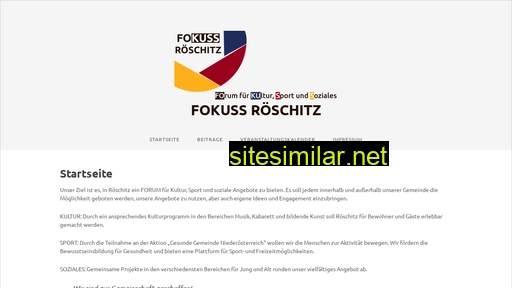 fokussroeschitz.at alternative sites