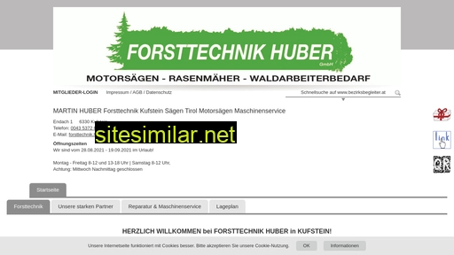 forsttechnik-huber.at alternative sites