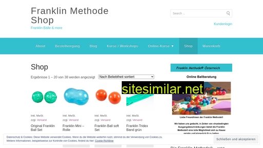 franklin-methode-shop.at alternative sites